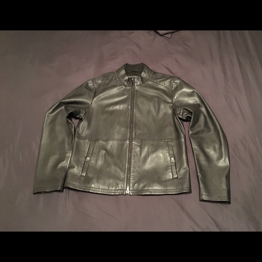 Saks 5th Ave. Lamb Skin leather jacket
